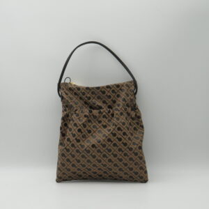 GHERARDINI TRACOLLA PIATTA ARRICCIATA SOFTY MARRONE