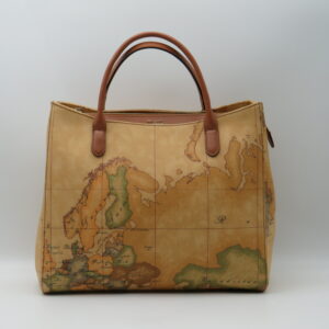 ALVIERO MARTINI 1'CLASSE BORSA MANO/TRACOLLA GEO CLASSIC E PELLE CUOIO