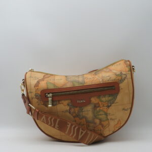 ALVIERO MARTINI 1'CLASSE TRACOLLA STONDATA MEDIA ZIP FRONTALE GEO CLASSIC