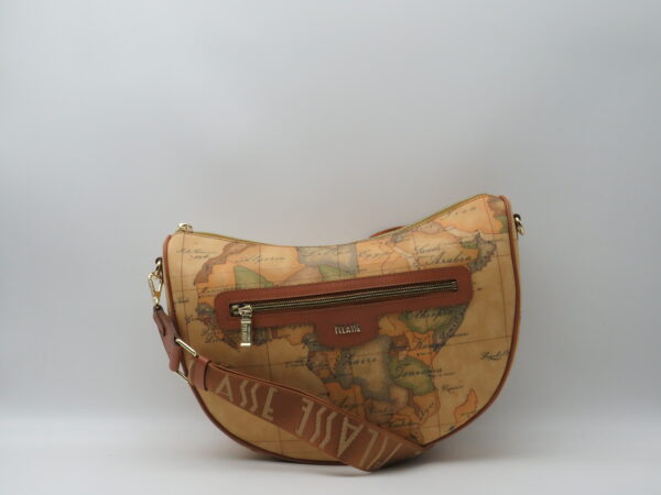 ALVIERO MARTINI 1'CLASSE TRACOLLA STONDATA MEDIA ZIP FRONTALE GEO CLASSIC