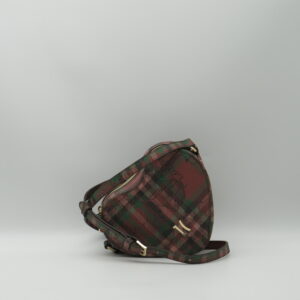 ALVIERO MARTINI 1'CLASSE TRACOLLA CUORE TARTAN ROSSO ACERO