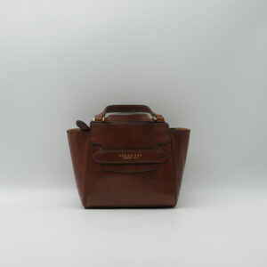 THE BRIDGE BORSA PICCOLA A MANO CON TRACOLLA PELLE CUOIO