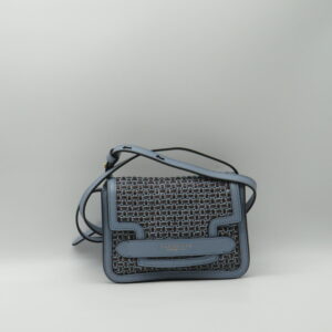 THE BRIDGE POSTINA PICCOLA INTRECCIATA CELESTE