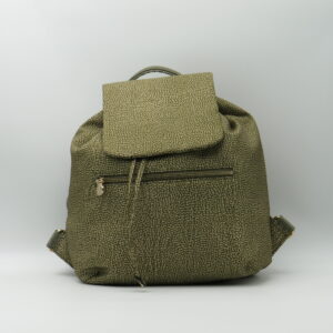 BORBONESE ZAINO MEDIO CON PATTA JET VERDE OLIVA