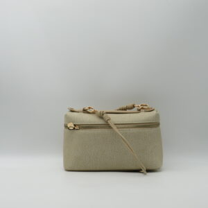 BORBONESE BORSA MANO/TRACOLLA PICCOLA GRAFFITI SABBIA