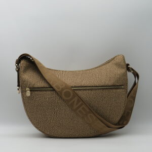 BORBONESE LUNA BAG MEDIA JET NOCCIOLA