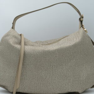 BORBONESE BORSA SOTTOBRACCIO MEDIA SABBIA