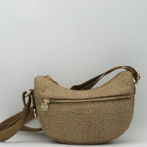 BORBONESE BORSA LUNA MINI NOCCIOLA