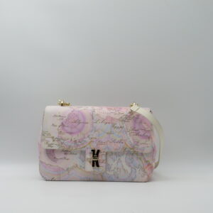 ALVIERO MARTINI 1'CLASSE SOTTOBRACCIO/TRACOLLA MEDIO CON PATTA GEO MULTICOLOR