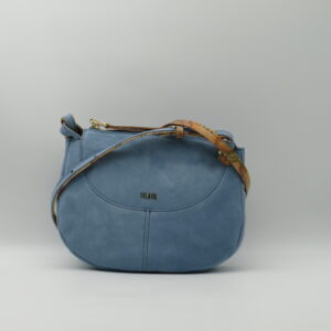 ALVIERO MARTINI 1 CLASSE BORSA TRACOLLA CAMOSCIO CELESTE
