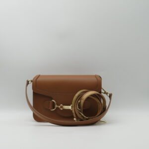 ALVIERO MARTINI 1'CLASSE SOTTOBRACCIO/TRACOLLA CON PATTA IN PELLE TABACCO