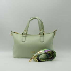 M-BRC MASSIMO BRACCIALINI BORSA PICCOLA MANO/TRACOLLA PELLE VERDE ACQUA