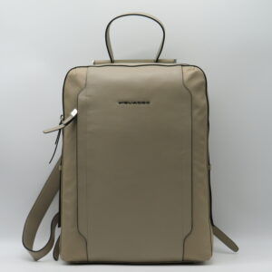 PIQUADRO ZAINO DONNA PORTAPC TESSUTO +PELLE BEIGE