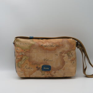 ALVIERO MARTINI 1 CLASSE TRACOLLA PICCOLA GEO GOMMATO+BLU