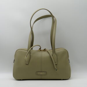 GIANNI CHIARINI BAULETTO MEDIO PELLE MARTELLATA VERDE SALICE