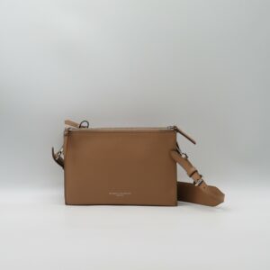 GIANNI CHIARINI SOTTOBRACCIO/TRACOLLA 3 ZIP PELLE CAMMELLO