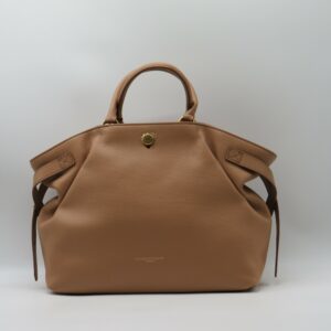 GIANNI CHIARINI BORSA GRANDE A MANO CON TRACOLLA IN PELLE  CAMMELLO