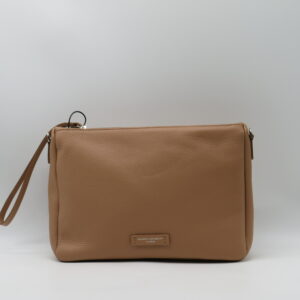 GIANNI CHIARINI POLSIERA/TRACOLLA PELLE MARTELLATA CAMMELLO