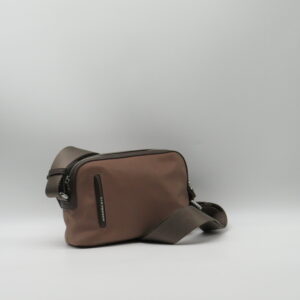 MANDARINA DUCK TRACOLLA PICCOLA DOPPIA ZIP LINEA HUNTER FANGO