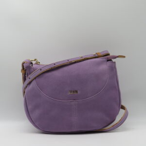 ALVIERO MARTINI 1 CLASSE TRACOLLA CAMOSCIO LILLA RIFINITA+GEO