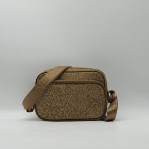 BORBONESE TRACOLLA PICCOLA REPORTER JET NOCCIOLA