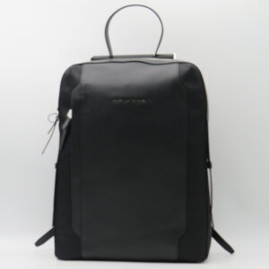 PIQUADRO ZAINO DONNA PORTAPC TESSUTO+PELLE NERO