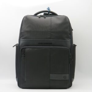 PIQUADRO ZAINO DA VIAGGIO CON PORTAPC 12,9" ESPANDIBILE DOPPIA ZIP TESSUTO TECNICO NERO