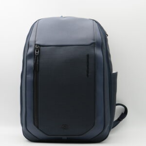 PIQUADRO ZAINO PORTAPC 15,6"  DOPPIA ZIP CERNIERA TESSUTO BLU