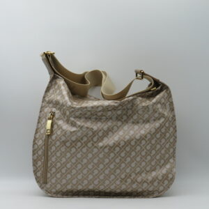 GHERARDINI TRACOLLA GRANDE ZIP FRONTE/RETRO SOFTY CRETA