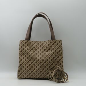 GHERARDINI BORSA A MANO PICCOLA CON TRACOLLA SOFTY NOCCIOLA