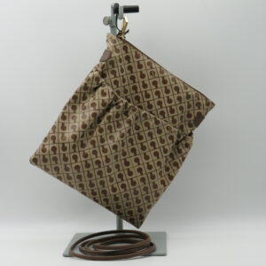 GHERARDINI TRACOLLA PIATTA PICCOLA SOFTY NOCCIOLA