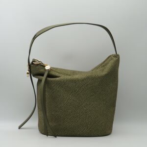 BORBONESE SOTTOBRACCIO MEDIO JET VERDE OLIVA