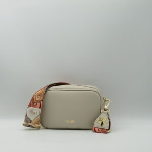 M-BRC MASSIMO BRACCIALINI TRACOLLA PICCOLA IN PELLE AVORIO