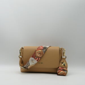 M-BRC MASSIMO BRACCIALINI TRACOLLA PICCOLA CON PATTA IN PELLE CAMMELLO