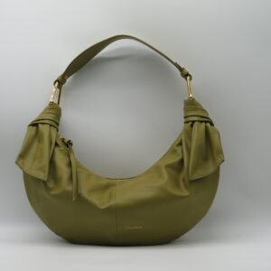 COCCINELLE HOBOBAG PICCOLA IN PELLE NAPPA VERDE