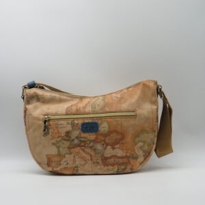 ALVIERO MARTINI 1'CLASSE MEZZALUNA PICCOLA GEO GOMMATO+ BLU PACIFICO