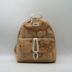 ALVIERO MARTINI 1'CLASSE ZAINO CON TASCA GEO GOMMATO+AVORIO