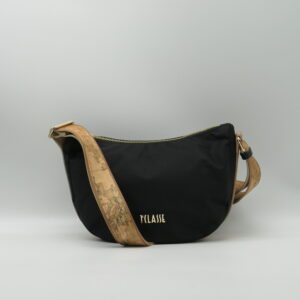 ALVIERO MARTINI 1'CLASSE LUNA PICCOLA NYLON RICICLATO NERO + GEO