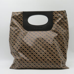 GHERARDINI BUSTA PIATTA GRANDE MANO/TRACOLLA SOFTY MARRONE