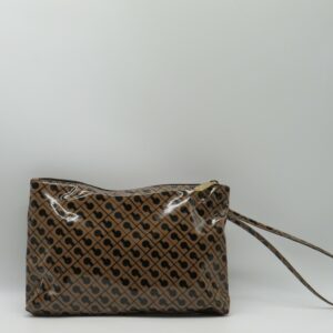 GHERARDINI POLSIERA PICCOLA GLOSSY MARRONE