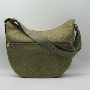 BORBONESE LUNA BAG  GRANDE  JET VERDE OLIVA