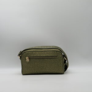 BORBONESE TRACOLLA PICCOLA RETTANGOLARE JET VERDE OLIVA