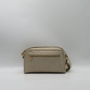 BORBONESE TRACOLLA PICCOLA RETTANGOLARE JET SABBIA