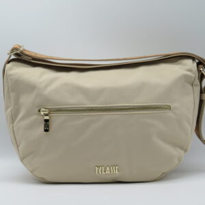 ALVIERO MARTINI 1'CLASSE LUNA MEDIA+ZIP NYLON RICICLATO CHAMPAGNE E GEO