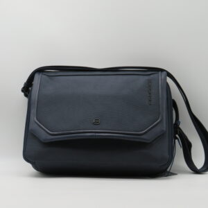 PIQUADRO MESSENGER MEDIA TESSUTO TECNICO BLU