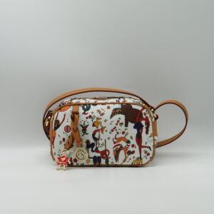 PIERO GUIDI TRACOLLA PICCOLA RETTANGOLARE CIRCUS BIANCO