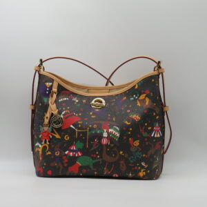 PIERO GUIDI TRACOLLA GRANDE CIRCUS MARRONE