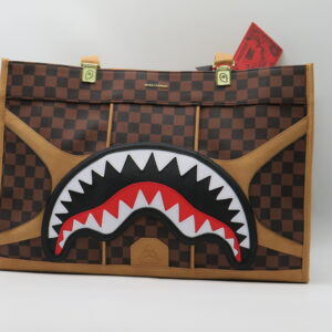 SPRAYGROUND SHOPPING DAMIER MARRONE+SABBIA