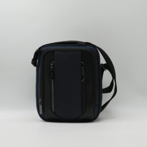 SAMSONITE TRACOLLA UOMO GRANDE TESSUTO BLU