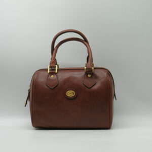 THE BRIDGE BAULETTO A MANO CON TRACOLLA PELLE CUOIO